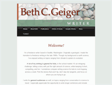Tablet Screenshot of bethcgeiger.com